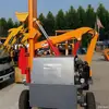 Martillo Perforador de Pilotes para Barreras de Seguridad de Carreteras de Alta Velocidad, Máquina Hidráulica Completa de Instalación y Retiro Chuangfei, Martillo Perforador Pequeño para Pilotes de Cercas en Carreteras de Alta Velocidad