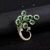 Broche Pavão Abertura de Alta Qualidade, Broche Corsage de Nicho de Alta Qualidade Estilo Retrô Pequeno Fragrante, Acessórios de Vestuário, Atacado para Homens e Mulheres
