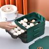 Caixa de Armazenamento de Ovos Caixa de Conservação com Temporizador Gaveta de Geladeira Suporte de Artefato de Cozinha Suporte de Rack de Caixa de Ovos Caixa de Armazenamento e Organização
