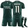 2627 Set de Club Camiseta 7 Vinicius C. Ronaldo Nuevo Real Madrid Alternativo 10 Mbappe Uniforme de Fútbol Verde