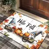 Felpudo de Halloween Transfronterizo Resistente a la Suciedad del Baño Terciopelo de Cristal Absorbente Antideslizante Felpudo para Puerta de Entrada Alfombra de Halloween