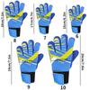 Guantes de Portero de Fútbol, Engrosados, Resistentes al Desgaste, Antideslizantes, Guantes Protectores de Portero para Entrenamiento de Partido de Fútbol