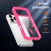 El Más Vendido de Amazon Apple 17Promax Magnético Transparente Mate Adecuado para 16Pm Carcasa Anticaída Cubierta Protectora Antihuellas