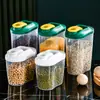 Caja de Almacenamiento para Granos, Frasco Sellado de Grado Alimenticio, Caja de Almacenamiento Doméstica a Prueba de Insectos y Humedad para Cocina, Frasco de Almacenamiento de Granos para Sala de Estar