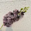 7 Orquídeas Phalaenopsis Artificiais para Arranjos de Casamento, Flores Artificiais para Decoração de Casa, Arte Floral para Decorações de Casamento, Compra em Lote Pequeno