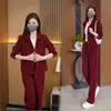 Garantía de Calidad, Juvenil Elegante, Reductores de Edad, Nuevos Conjuntos de Dos Piezas de Moda y Casual para Primavera y Otoño, Chaquetas y Pantalones