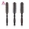 Peine Rulo para el Cabello sin Cerdas de Madera Maciza Dientes de Nylon en Forma de V Cabeza de Flor de Pera Cabello Rizado Estilo Ondas Grandes y Voluminoso