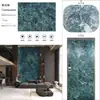 Losa de Roca Mate 1200*2700*9mm con Molde Cóncavo-Convexo y Superficie de Grano Seco con Brillo Fino para Pared, Piso, Encimera, Isla y Paneles Curvados en Caliente