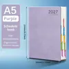 Agenda A5 2027 Uma Página por Dia Manual de Eficiência Planejador de Gerenciamento de Tempo para Escritório Caderno para Anotações Personalização