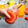 500ml Su Jiang Tai Té grasa plástico botella de té de leche mascota creativa bebida té de frutas jugo tapa de aluminio hecho según sea necesario