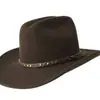 Cinturón de venta caliente transfronterizo sombrero de lana decorativo sombrero de fieltro de oveja estilo mezclilla moda sombrero de fieltro de lana pura para todo