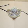 Máscara de encaje simple Chunzhi Transfronteriza Halloween para mujer, Máscara de media cara con patrón de dragón para fiesta de disfraces Cosplay, Máscara de princesa