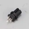 Conector de Sinal M8 Macho e Fêmea Mini Nylon Núcleo de Borracha Plug para Veículo Elétrico Plug de Aviação Conector à Prova d'Água M8