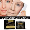 Crema de colágeno dorado transfronteriza reafirmante para la piel, hidratante, humectante, desalinización, líneas finas, crema antiarrugas lote
