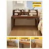 Mesa com Estante Integrada Mesa de Estudo Doméstico para Estudantes Mesa de Escritório Simples Novo Modelo 2026 Mesa de Computador de Parede para Quarto
