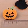 Accesorios para el cabello de Halloween al por mayor, divertidas horquillas de calabaza fantasma para niños, hechas a mano, material para horquillas