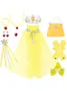 Set de Capa de Halloween, Set Completo de Accesorios de Halloween, Bolsa, Peluca, Aretes, Accesorios para el Cabello, Capa, Corona, Set de Collares