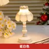 Lámpara de mesa nocturna de loto Ins de venta caliente transfronteriza, lámpara de mesita de noche para dormitorio, decoración creativa de escritorio para dormitorio, regalo de cumpleaños