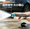 Pistola de água para lavagem de carro, alta pressão doméstica, lavagem potente, mangueira retrátil, bico pulverizador de água, conecta à água da torneira, para regar plantas e possui um bico pulverizador com aumento de pressão