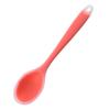 Cuchara de gusano de silicona resistente a altas temperaturas con cuchara pequeña cuchara para estudiantes cuchara mezcladora para suplementos alimenticios para bebés en stock al por mayor