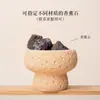 Adorno de piedra de cristal natural, difusor de fragancia, piedra aromática para interiores, decoración de escritorio para el hogar y la oficina, diseño simple