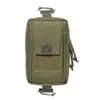 Bolsa táctica MOLLE para colgar en el hombro, funda para teléfono EDC estilo militar, riñonera multifuncional para ciclismo y montañismo