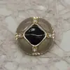 Botones Metálicos Bicolor Teñidos al Aceite Estilo Chanel para Blusas, Cárdigans de Mujer, Botones de Pedrería, Botones de Abrigo, Accesorios