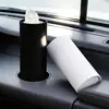Caja de Pañuelos para Coche de Color Sólido Más Vendida, Específicamente para Coches, Se Puede Imprimir con Logo, Cabe en el Portavasos, Portapañuelos Cilíndrico, Reutilizable