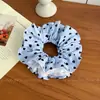 Grande Anel de Cabelo de Renda Doce de Quatro Camadas Estilo Intestino Grosso Acessórios de Cabelo Femininos de Alta Qualidade Vazados Estilo Francês Retrô
