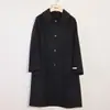 No hay devoluciones ni cambios por tallas incompletas Abrigo de lana de doble cara de longitud media Temperamento para ir al trabajo Ropa de abrigo de Otoño e Invierno Abrigo de longitud media