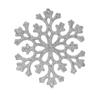 10cm transfronteiriça nova decoração de Natal floco de neve pendurado plástico decorações de árvore de Natal pingente de floco de neve fabricantes