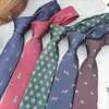 Nueva Corbata Jacquard Hecha a Mano para Hombre, Corbata Casual y de Moda de 7 cm de Seda Poliéster, Estilo Británico Fabricante Boda Stock Disponible