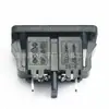 Enchufe Hembra de Alimentación AC de Puerto Cuadrado Db-8, Enchufe de Dos Pines, Enchufe de Cobre Puro, Conector de Alimentación AC 28*16mm 2.5A