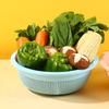 Ventas Directas de Fábrica Cesta para Lavar Verduras al por Mayor Cesta de Drenaje Engrosada Colador para Lavar Verduras Colador para Frutas Cesta para Lavar Verduras Colador Filtro de Agua Cocina Hogar