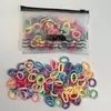Gomas para el pelo de 2 cm para niños que no dañan el cabello, Gomas elásticas de alta elasticidad para bebés, Anillos de toalla para coletas de niñas pequeñas