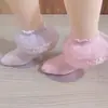 Calcetines de encaje para niñas calcetines de doble encaje algodón calcetines de algodón para baile A76 blanco puro rosa amarillo morado azul rojo