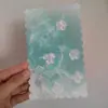 10X16 Borde Ondulado Dibujo Animado Lindo Tarjeta Perforada Cadena de Teléfono Móvil Tarjeta Trasera DIY Llavero Colgante Tarjeta de Cartón
