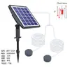 Bomba de oxígeno solar Bomba de oxígeno para acuario Aireador doméstico para estanque de peces 3W y 6W Aireador integrado para pesca al aire libre