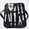 Set Multifuncional de Acero Inoxidable para Asar a la Parrilla para Acampar al Aire Libre, Incluye Pinzas para Barbacoa, Espátula y Tenedor, Set de Herramientas para Barbacoa en Stock