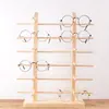 Soporte de Exhibición de Madera Maciza para Gafas Estante de Almacenamiento para Tienda de Gafas Accesorios de Decoración para Exhibición Soporte para Gafas de Sol Estante para Gafas