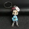 Figura de Tanjiro Periférico de Animación de Dibujos Animados Creativo Colgante de Demon Slayer Muñeca de Plástico Blando Colgante Llavero de Demon Slayer