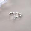 Anillo de Plata de Ley S925 con Letra Moda Elegante Lujo Accesible Diseño de Nicho Dedo Índice 2022 Nuevo Estilo Caliente de Moda