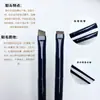Pincel Delineador de Ojos Tipo Hoja, Pincel Ultra Fino para Polvo de Cejas, Pincel Especial para Cejas, Pincel para Delineador en Crema, para Sombra Debajo de los Ojos