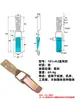 Hebilla de Resorte de Color Electroplateada de Alta Resistencia Hebilla de Pico de Pato Hebilla de Cerradura para Caja de Herramientas Hebilla de Caja Hebilla Industrial Hebilla de Cerradura Antirrobo Engrosada
