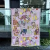 Manta Decorativa Elegante Estilo Nórdico Karenmabon Británica Manto de Leopardo Manta para Sofá Cubierta de Ocio