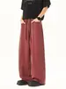 Pantalones Casuales Rectos Rayados Retro con Estilo, Estilo Old Money, Tinte Ligeramente Oscuro, Verano Holgados, Marca de Moda, Pantalones de Pierna Ancha Caídos para Hombre