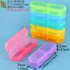 8/12/24/36 PP Nail Art Jewelry Box Dust-proof Bulb Pack 26 peças Set Desktop Storage Box