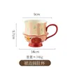 Cuenco de arroz de cerámica para uso doméstico, modelo nuevo con patrón de fresas en relieve lindo, alto valor estético, color bajo vidriado, juego de cuenco y plato para una persona