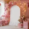Capa de tecido de arco com saia nova da Amazon para festa de aniversário e decoração de casamento capa de tecido de arco dropshipping