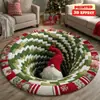 Envío Transfronterizo de Alfombras de Terciopelo de Cristal Navideñas Resistentes a las Manchas, al Desgaste y Fáciles de Mantener, para Uso Doméstico en Dormitorios y Salas de Estar, Felpudos Decorativos Antideslizantes